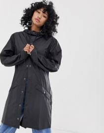 Rains long waterproof jacket   ASOS at Asos